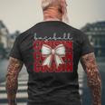 Baseball Cousin Coquette Bow Sport Lover Vintage Men's T-shirt Back Print Gifts for Old Men