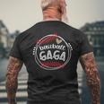 Baseball Gaga Proud Gaga Of A Baseball Player Gaga Men's T-shirt Back Print Gifts for Old Men