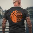 Basketball Basket Nacido Para Jugar Al Baloncesto Camiseta Hombre Estampado Espalda Regalos para ancianos