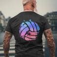 Beacholleyball Player -Olleyball T-Shirt mit Rückendruck Geschenke für alte Männer