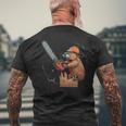 Beaver Lumberjack Chainsaw T-Shirt mit Rückendruck Geschenke für alte Männer