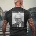 Bernie Sanders 2020 Against The Machine Punk Rock Stage Star Men's T-shirt Back Print Gifts for Old Men
