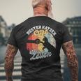 Best Cats Grandpa All Times Pet Cat Kitten S T-Shirt mit Rückendruck Geschenke für alte Männer