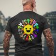 All Best Sprunki Toys Around Mr Sun T-Shirt mit Rückendruck Geschenke für alte Männer