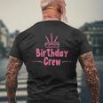 Birthday Crew T-Shirt mit Rückendruck Geschenke für alte Männer