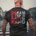 Black History Month Martin Have Dream Luther King Day Men's T-shirt Back Print Gifts for Old Men