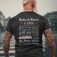 Bodas De Bronce 8 Años Aniversario De Boda Regalo Camiseta Hombre Estampado Espalda Regalos para ancianos