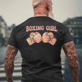 Boxeo Puching Ball Sparring Boxeador Camiseta Hombre Estampado Espalda Regalos para ancianos