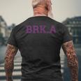 BrkA Symbole Ticker T-shirt imprimé au dos Cadeaux pour les vieillards