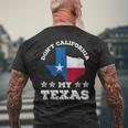 Californie Texas Dictons Patriotique Fierté Texan T-shirt imprimé au dos Cadeaux pour les vieillards