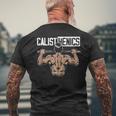 Calistenia Gimnasio Calistenia Entrenamiento En Calle Sin Mangas Camiseta Hombre Estampado Espalda Regalos para ancianos