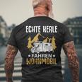 Campen Echte Kerle Fahren Wohnmobil Camping T-Shirt mit Rückendruck Geschenke für alte Männer