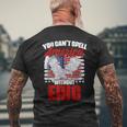 Cant Spell America Wout Eric 4th Of July Patriotic Name Men's Back Print T-Shirt Gifts for Old Men