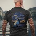 Carlin Starry Night T-shirt imprimé au dos Cadeaux pour les vieillards