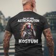 Carnival Space Suit Space Astronaut Costume T-Shirt mit Rückendruck Geschenke für alte Männer