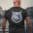Cat Lovers Graphic Last Name Kentucky Retro Vintage Men's T-shirt Back Print Gifts for Old Men