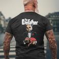 The Catfather Cat Fan Kitten Lover Camiseta Hombre Estampado Espalda Regalos para ancianos