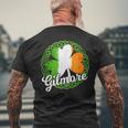 Celtic Theme Gilmore Irish Family Name Men's Back Print T-Shirt Gifts for Old Men