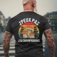 Champignon J'peux Pas J'ai Champignons Drôle Cèpes T-shirt imprimé au dos Cadeaux pour les vieillards