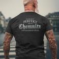 Chemnitz Souvenir Lustige Stadt Motive T-Shirt mit Rückendruck Geschenke für alte Männer