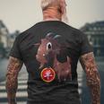Chinese Zodiac Year Of The Sheep Goat Ram Lunar New Year Men's Back Print T-Shirt Gifts for Old Men Chinese Zodiac Year Of The Sheep Goat Ram Lunar New Year Men's Back Print T-Shirt Gifts for Old Men