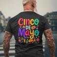 Cinco De Mayo Mexican Taco 5 De Mayo Lets Fiesta Party Men's T-shirt Back Print Gifts for Old Men