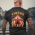 Circus Staff Retro Big Top Carnival T-Shirt mit Rückendruck Geschenke für alte Männer