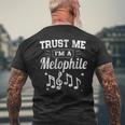 Classic Trust Me I'm A Melophile Men's Back Print T-Shirt Gifts for Old Men