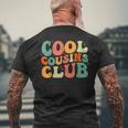 Cool Cousin Club Cousin Club Retro Look Suitable For The Whole Family T-Shirt mit Rückendruck Geschenke für alte Männer