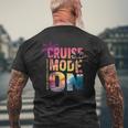 Cruise Mode On Making Memories Together Tropical Adventure Men's T-shirt Back Print Gifts for Old Men