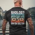 Cycling Fahrradfahrer Radlos Bin Ich Selten T-Shirt mit Rückendruck Geschenke für alte Männer