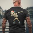 Dabbing Squelette Hip-Hop Dab T-shirt imprimé au dos Cadeaux pour les vieillards