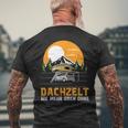 Dachzelt Never More Top Without – Roof Tent Camping T-Shirt mit Rückendruck Geschenke für alte Männer