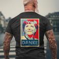 Danke Bundeskanzler Angela Merkel T-Shirt mit Rückendruck Geschenke für alte Männer