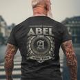 Das Ist Ein Abel Ding Abel Name T-Shirt mit Rückendruck Geschenke für alte Männer