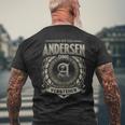 Das Ist Ein Andersen Ding Andersen Name T-Shirt mit Rückendruck Geschenke für alte Männer