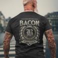 Das Ist Ein Bacon Ding Bacon Name T-Shirt mit Rückendruck Geschenke für alte Männer