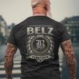 Das Ist Ein Belz Ding Belz Name T-Shirt mit Rückendruck Geschenke für alte Männer