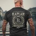 Das Ist Ein Kaplan Ding Kaplan Name T-Shirt mit Rückendruck Geschenke für alte Männer