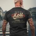 Das Ist Ein Kott Ding Das Würdest Du Nicht Verstehen Kott Name T-Shirt mit Rückendruck Geschenke für alte Männer