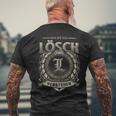 Das Ist Ein Loesch Ding Loesch Name T-Shirt mit Rückendruck Geschenke für alte Männer