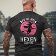 Das Ist Mein Hexen Costume Witch Costume Carnival Fancy Dress T-Shirt mit Rückendruck Geschenke für alte Männer