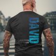 David Name First Name Boy Man Birthday T-Shirt mit Rückendruck Geschenke für alte Männer