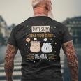 Dim Sum Siewmai Type I Chinese Asia Street Food Lover Men's Back Print T-Shirt Gifts for Old Men