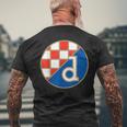 Dinamo Zagreb Croatia Gnk Dinamo Zagreb Croatian T-Shirt mit Rückendruck Geschenke für alte Männer