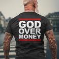 Dios Sobre El Dinero Camiseta Hombre Estampado Espalda Regalos para ancianos