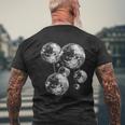 And Disco Ball Pattern 70S 80S Retrointage T-Shirt mit Rückendruck Geschenke für alte Männer