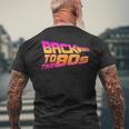 Disfraz De Regreso A Los 80 Disfraz Retro Fiesta De Camiseta Hombre Estampado Espalda Regalos para ancianos