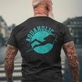 Diver Aquaholic Diving T-Shirt mit Rückendruck Geschenke für alte Männer