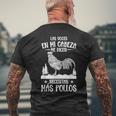 Divertido Pollo & Gallina Agricultor Necesitas Más Pollos Camiseta Hombre Estampado Espalda Regalos para ancianos